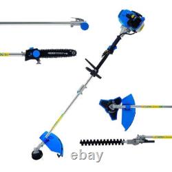 SGS Petrol Brush Cutter Multi-Tool with Chainsaw, Leaf Blower & Shredder Bundle