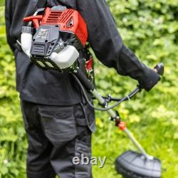 SIP Brush Cutter Hedge Trimmer 31cc 4-Stroke Petrol 4-in-1 Multi Tool Garden