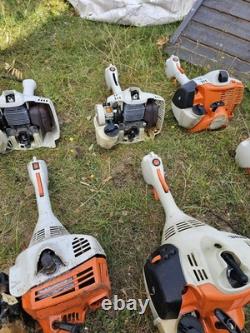 STIHL Engines x 6 Untested Spares & Repairs (not seized)