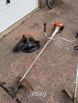 STIHL FS400 Petrol 2-Stroke Brush Cutter, Two-Handed Grip, Shoulder Strap