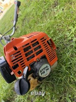 STIHL FS 74 Petrol Strimmer Brushcutter-Bike Handles-New Carb And Fully Serviced