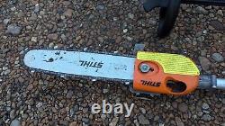 STIHL km90r KOMBI POLE CHAIN SAW HEDGE CUTTER BRUSHCUTTER / STRIMMER