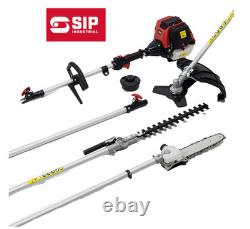Sip Brush Cutter Grass Strimmer Chainsaw Hedge Cutter 4in1 Petrol 4 Stroke 08231
