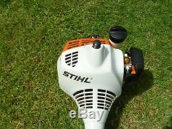 Stihl FS55 Petrol Strimmer with Brushcutter Blade instructions and Tools