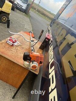 Stihl FS 130 strimmer brushcutter clearing saw cord oil