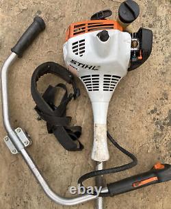 Stihl FS 55 Petrol 2-Stroke Strimmer/BrushCutter Engine And Cowhorn Handle