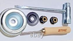 Stihl Fs55 Fs56r/rc Km56rc Fs70c Brush Cutters, Blade Fitting Kit, Nut, Key, Pin