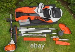 Stihl KM131R Kombi, hedge trimmer, strimmer, pruner and 1m carbon extension