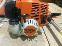 Stihl KM 100r Kombi Engine With Brush Cutter and HedgeTrimmer