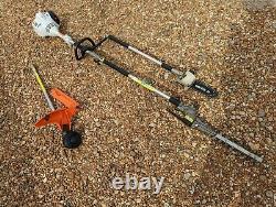 Stihl Km 50 Kombi Pole Hedge Cutter Chainsaw And Brushcutter / Strimmer