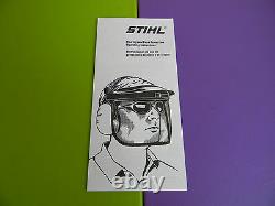 Stihl Trimmer Brush Shield Protector Face Shield Ear Protection Oem Stihl Item