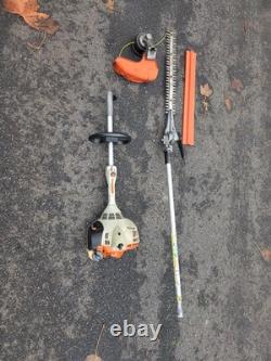 Stihl km56 kombi brushcutter plus atachment hedge trimmer