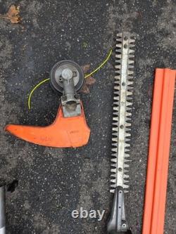 Stihl km56 kombi brushcutter plus atachment hedge trimmer