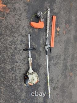 Stihl km56 kombi brushcutter plus atachment hedge trimmer
