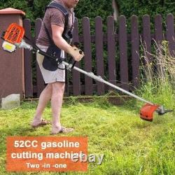 String Trimmer Cutter GEARZAAR Multi Tool UK Hedge Weed Petrol 52cc Grass New
