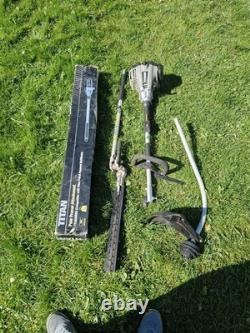 TITAN 3 in 1 EXTRA 25cc Petrol Multi Tool Strimmer Brush Cutter & Pruner