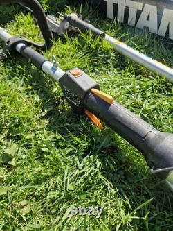 TITAN 3 in 1 EXTRA 25cc Petrol Multi Tool Strimmer Brush Cutter & Pruner