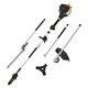 Titan Garden Multitool Petrol Brushcutter Line Hedge Trimmer Pole Saw 26cc
