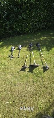 Titan Petrol Strimmer / Brush Cutter Job Lot 4 Machines + Spare Head Used