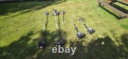 Titan Petrol Strimmer / Brush Cutter Job Lot 4 Machines + Spare Head Used