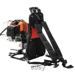 WALPLUS 52cc Backpack Brush Cutter Petrol Grass Trimmer 1.45kW Garden Tool