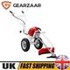 Wheeled Brush Cutter 2.2kw Heavy Duty Red New Split Shaft 7500rpm Trolley 2 In 1