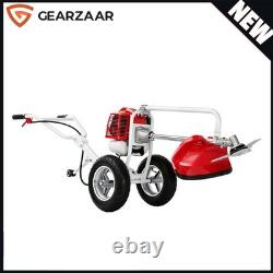 Wheeled Brush Cutter Heavy Duty Trolley Trimmer 2.2KW Professional New 2-Stroke