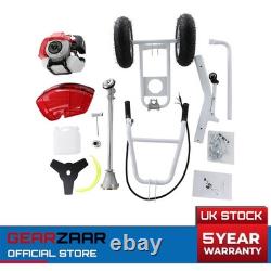Wheeled Brush Cutter Professional high-performance 7500rpm Red 2-Stroke 2.2KW