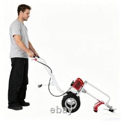 Wheeled Brush Cutter high-performance New 7500rpm Trimmer Split Shaft Grass