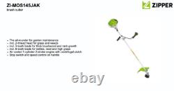 Zipper 3in1 Brush Cutter Strimmer MOS145JAK 51cc Petrol Garden Tool