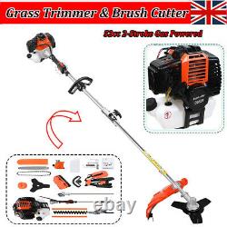 52cc 5 In1 Garden Multi Tool Petrol Strimmer Brosse Cutter Grass Trimmer Chain Saw