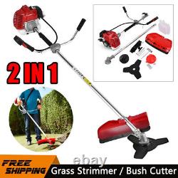 52cc Essence 2 In1 Grass Strimmer Brush Cutter Garden Hedge Trimmer 3hp Motor Uk