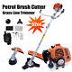 52cc Multi Function Garden Tool Petrol Brush Cutter Chainsaw Grass Trimmer Uk