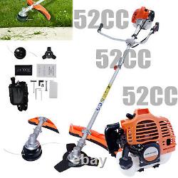 52cc Petrol Strimmer Brush Cutter, Hedge Trimmer Chainsaw Multi Garden Tool Uk