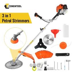 CONENTOOL 3 en 1 débroussailleuse thermique 52 cc multifonction 2500 W robuste