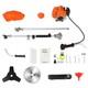 Conentool D&eacute;broussailleuse Thermique 52 Cc 6 En 1 5 En 1 Kit Outil Coupe-bordures Taille-haie Scie