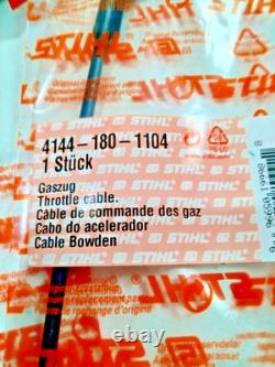 Câble d'accélérateur authentique Stihl Fs50, Fs56r, Fs70, Ht56c, Km56r 4144 180 1104