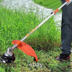 Coupe-bordures à essence 52cc 2 en 1 Taille-haies de jardin avec ligne de coupe Moteur 2 temps BC520