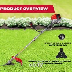 Coupe-bordures et débroussailleuse à essence 52cc Excel 2 en 1 Outil Multi Maison et Jardin