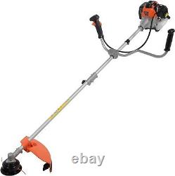 Coupe-herbe de jardin à essence 52cc, débroussailleuse à fil d'herbe 107L x 28W cm 2,2 kW 7500 RPM