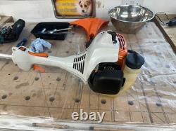 Débroussailleuse STIHL FS 45 avec nouvelle bougie de rechange et kit carburateur. Striiimer