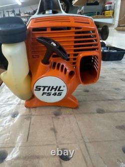 Débroussailleuse STIHL FS 45 avec nouvelle bougie de rechange et kit carburateur. Striiimer