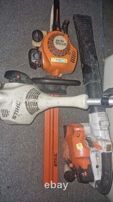 Débroussailleuse Stihl FS55 et harnais, retrait en espèces