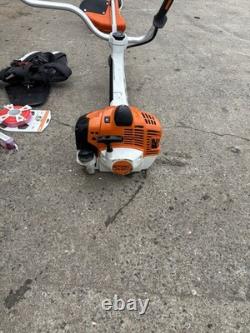 Débroussailleuse Stihl FS 410 CEM avec harnais de coupe à fil