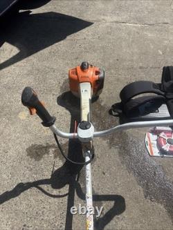 Débroussailleuse Stihl FS 460 CEM, harnais à fil de coupe pour débroussaillage
