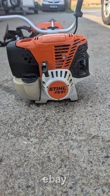 Débroussailleuse Stihl FS 91 avec harnais de coupe à fil, environ 2018
