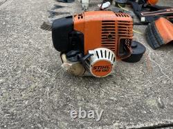 Débroussailleuse Stihl Fs130 avec accessoires et souffleur de feuilles Stihl Bg 86c