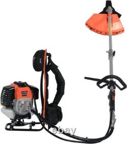 Débroussailleuse à dos à essence efficace avec bretelles rembourrées