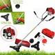 D&eacute;broussailleuse &agrave; Essence 2 En 1 52cc Pour Jardin Et Pelouse, Coupe-herbe Et Coupe-bordures