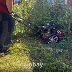 Débroussailleuse à essence à roues pour herbe et mauvaises herbes. £497 + TVA